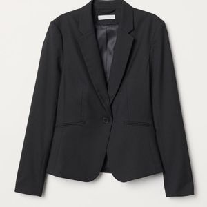 *S* As Is Fitted Basic Black Blazer by H&M